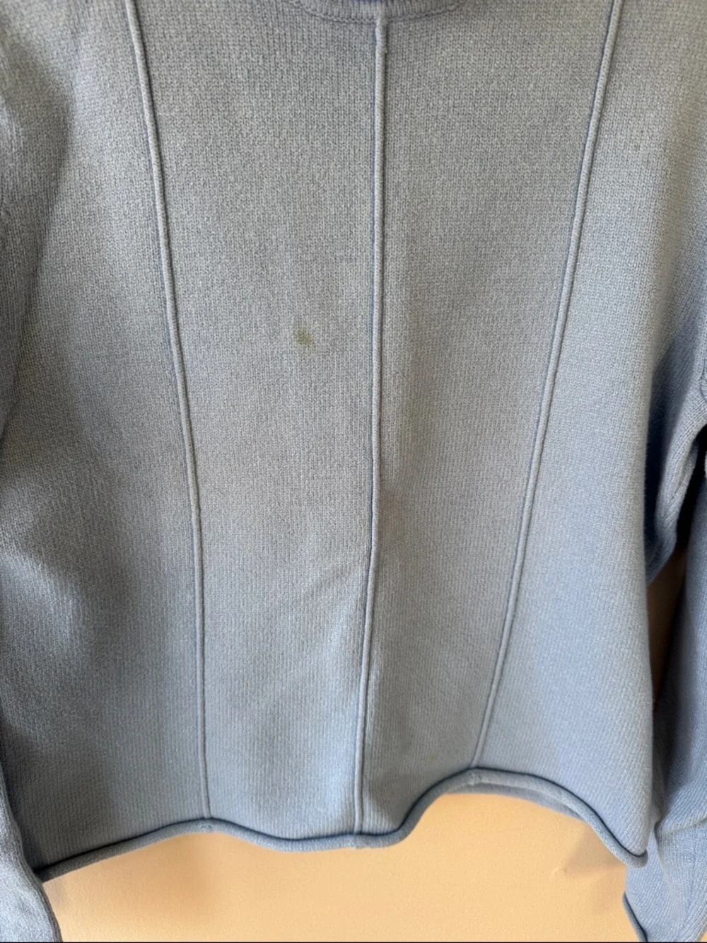 Bundle of Three Knit Sweaters - Gray, Light Blue, Camel - Picture 11 of 11